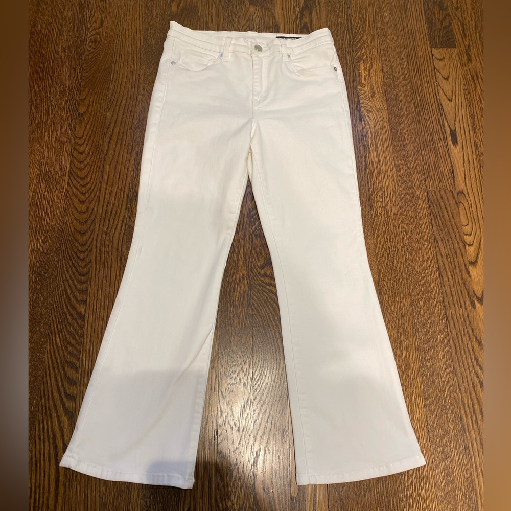 BlankNYC Varick Kick Flare Cropped Jeans
